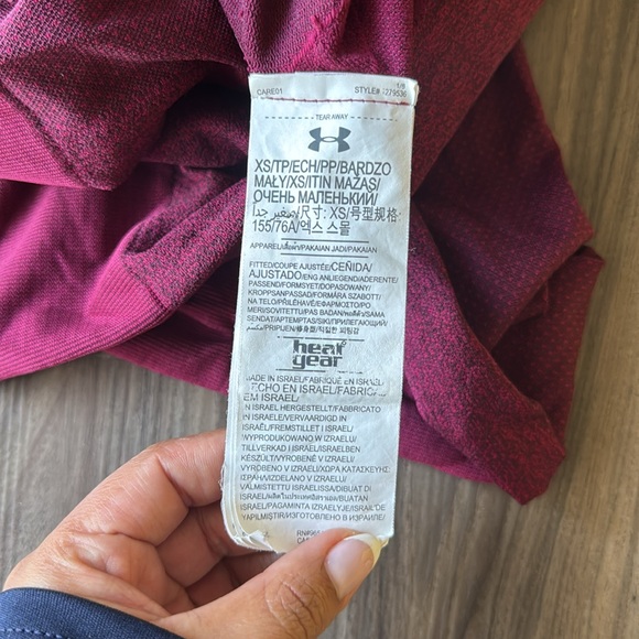 Under Armour • Threadborne Seamless Funnel Neck Long Sleeve Shirt XS - Picture 10 of 11